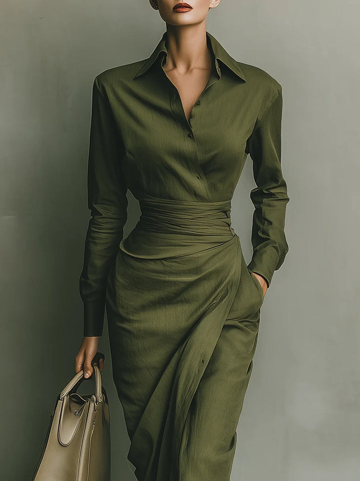 Narelle Elegant Wrap Dress