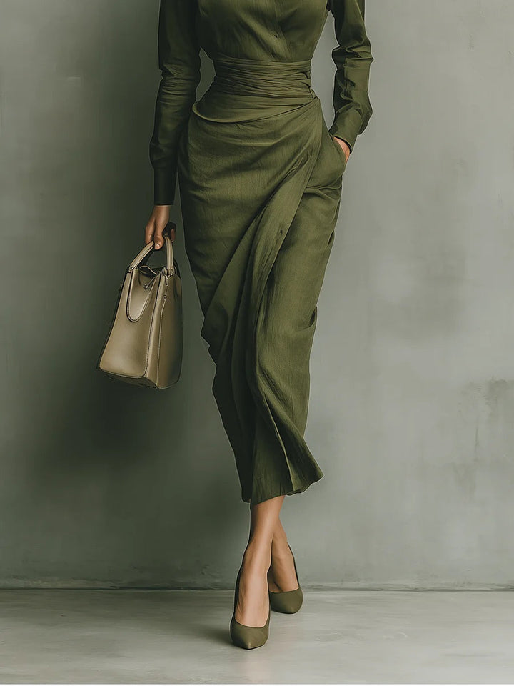 Narelle Elegant Wrap Dress