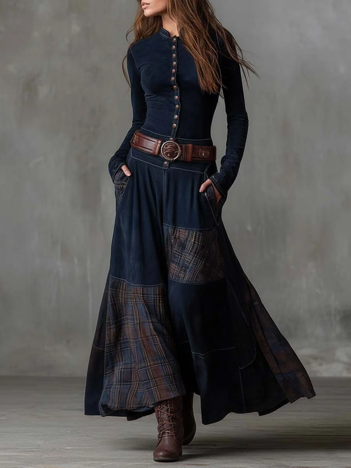 Azucena Belted Maxi Dress