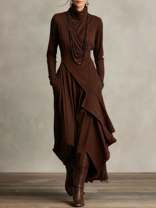 Daniela Asymmetric Maxi Dress