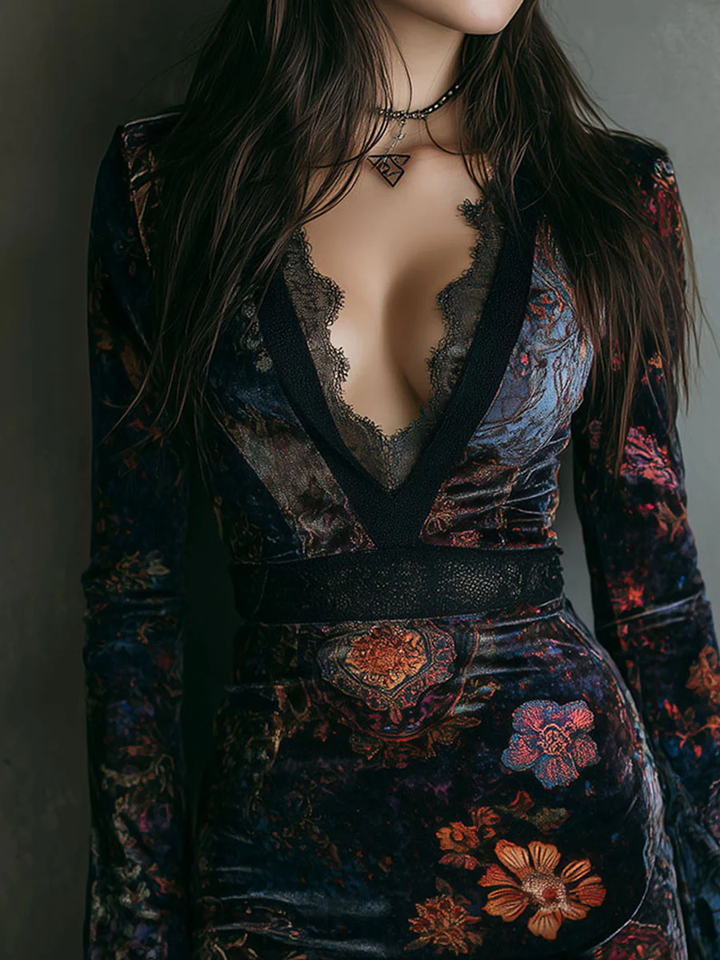 Florance Boho Neckline Dress
