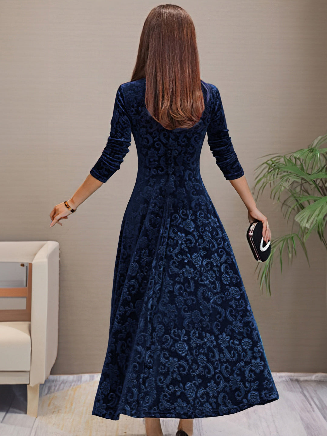 Denise V-Neck Party Dress