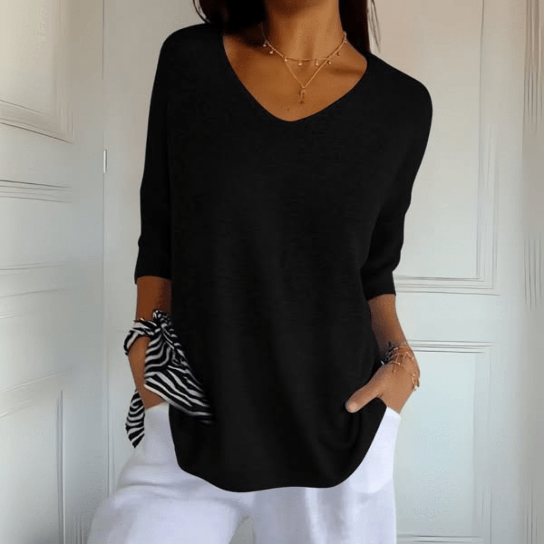 Ines V-Neck Top