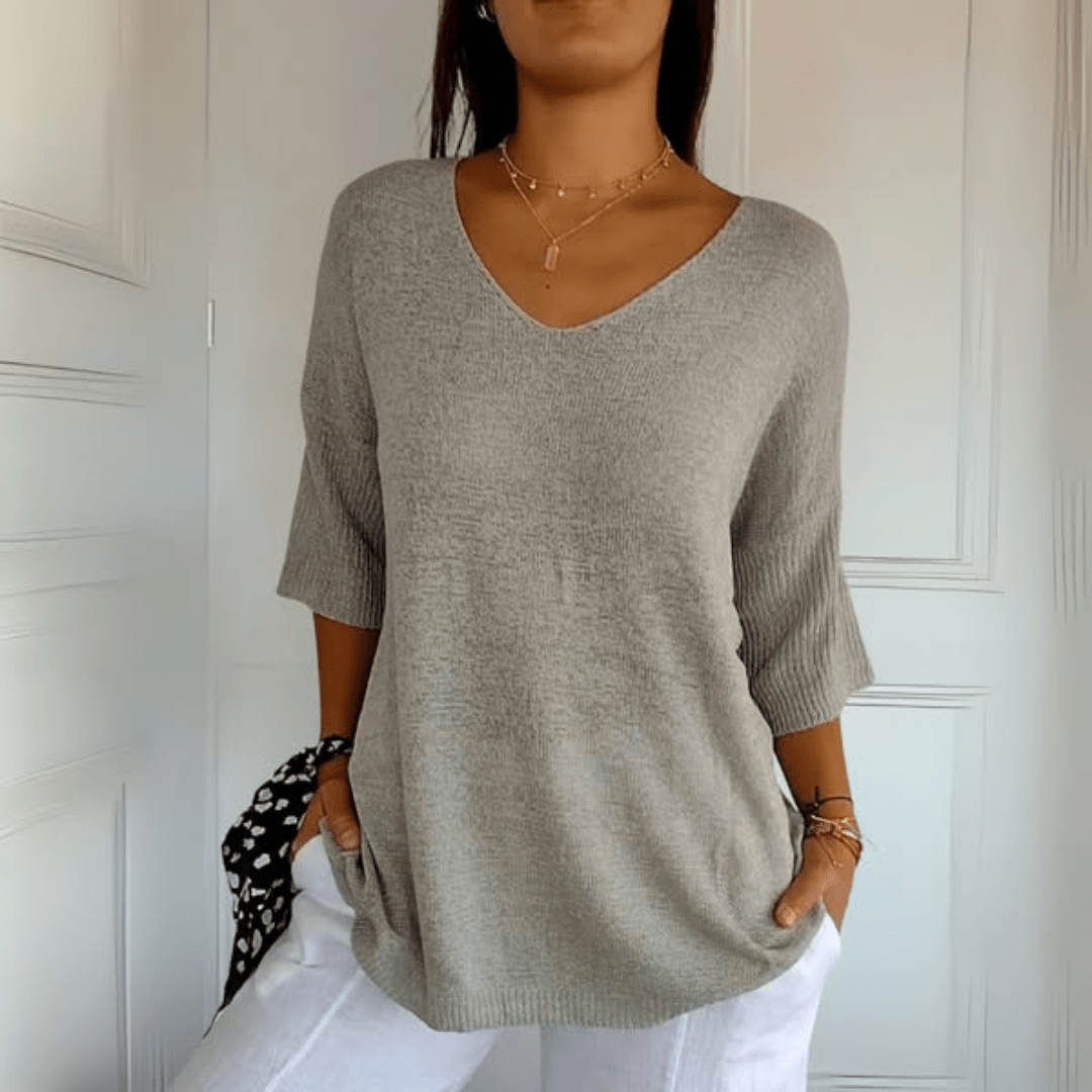 Ines V-Neck Top