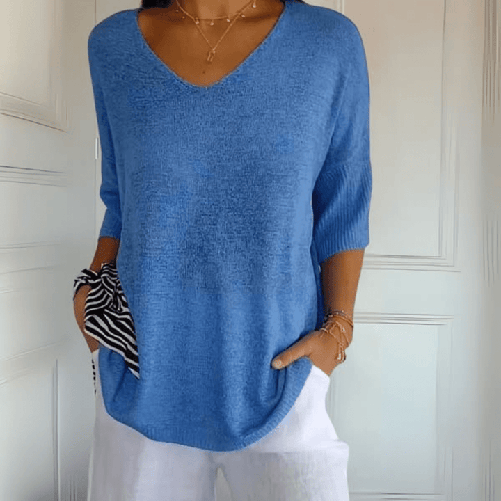 Ines V-Neck Top