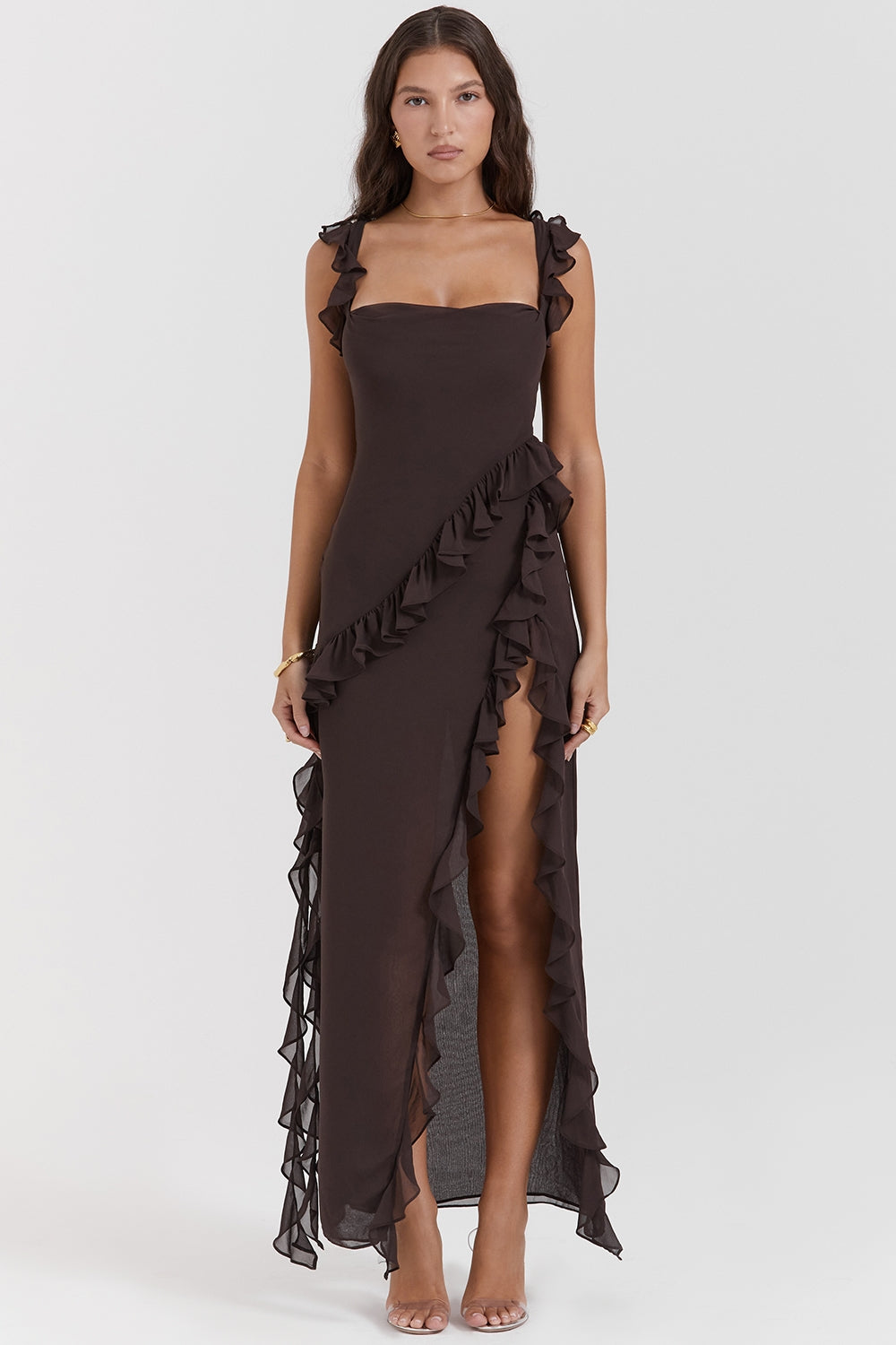 Dalia Ruffled Maxi Dress