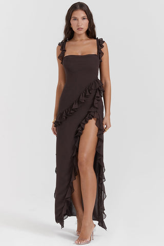Dalia Ruffled Maxi Dress