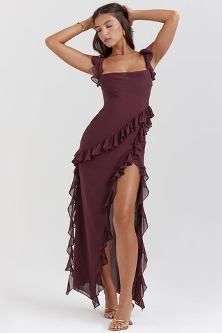 Dalia Ruffled Maxi Dress