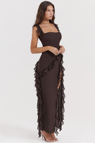 Dalia Ruffled Maxi Dress
