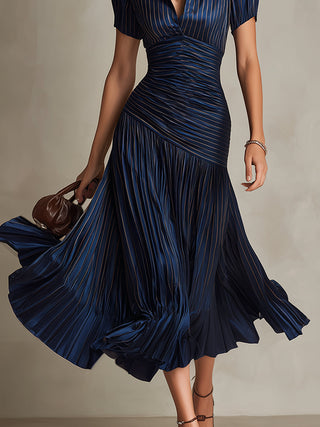 Adriana Retro Stripe Midi Dress