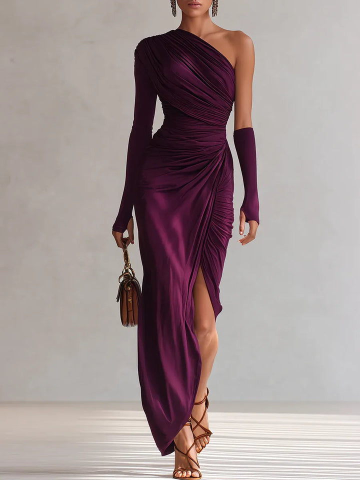 Rosalia One-Shoulder Maxi Dress