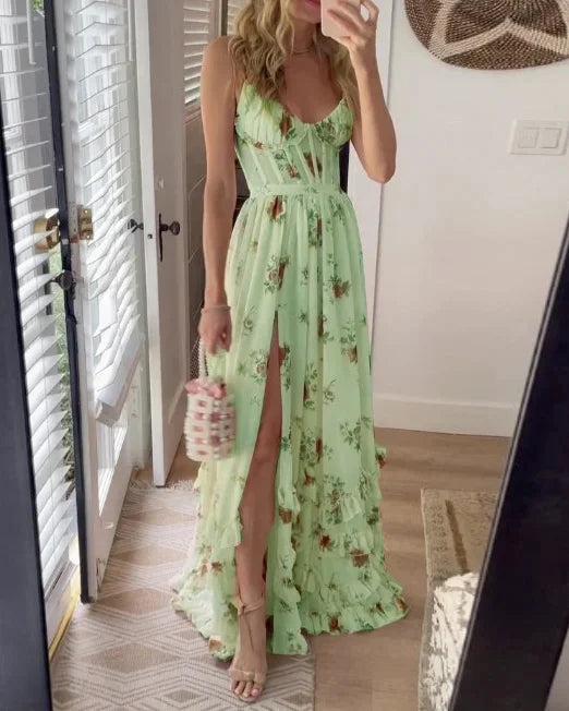 Charlice Sleeveless Floral Maxi Dress