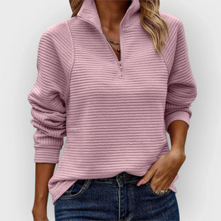 Polaire courte demi-zip Priya