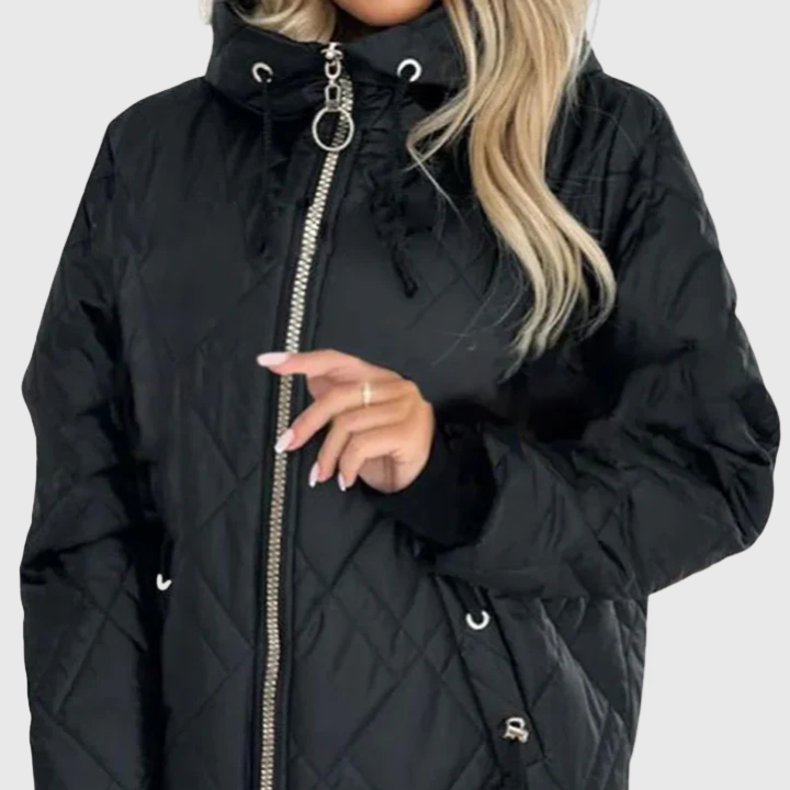 Lauren Quilted Hooded Coat