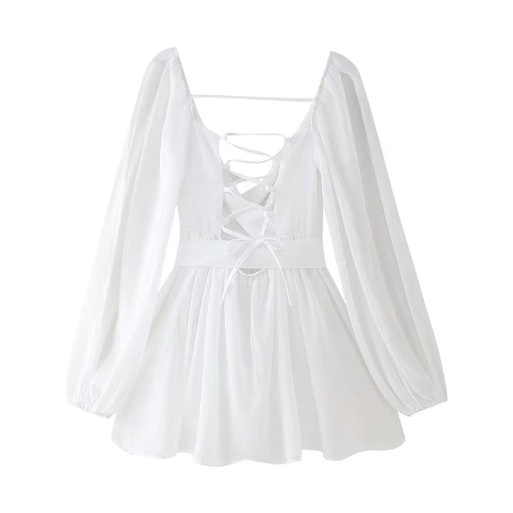 Brigitte Sheer Sleeve Dress
