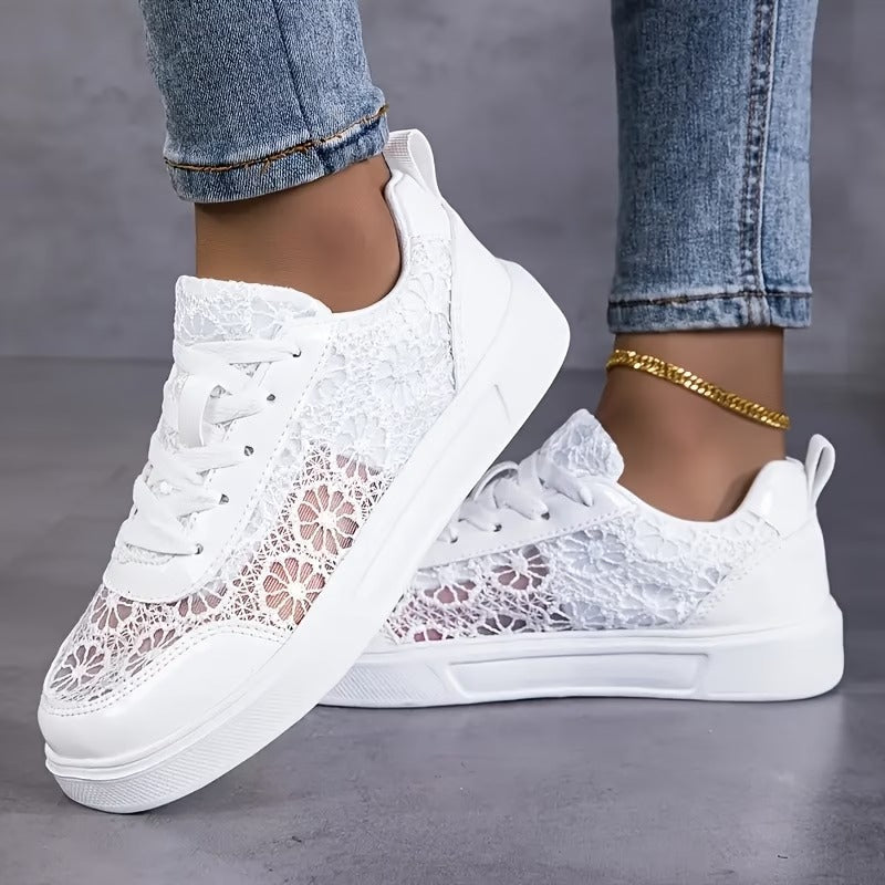 Verity Elegant Lace Sneakers