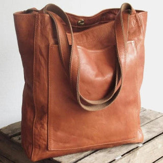 Sylvie Classic Vegan Leather Tote
