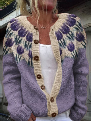 Keysha Floral Print Cardigan