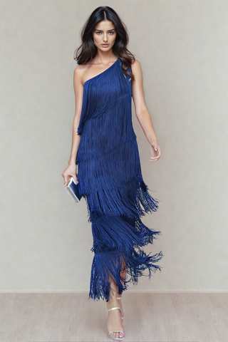 Laura Fringe Maxi Dress