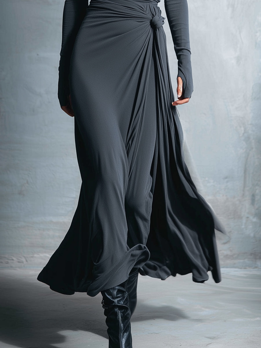 Nerissa Side Knot Maxi Dress
