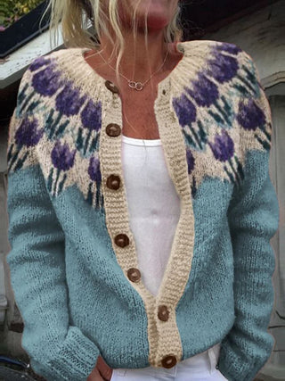 Keysha Floral Print Cardigan