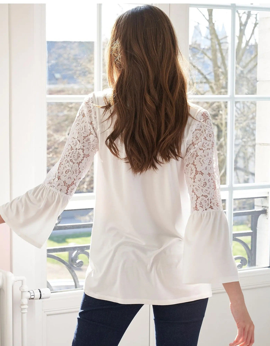 Calla Flare-Sleeve Blouse - Sienna & Stella, view 2