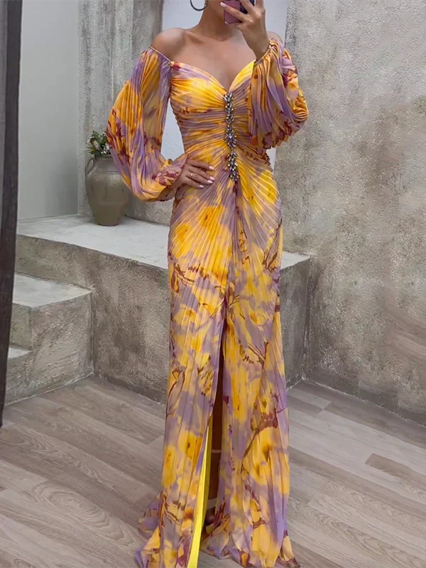 Genevieve Elegant V-Neck Dress