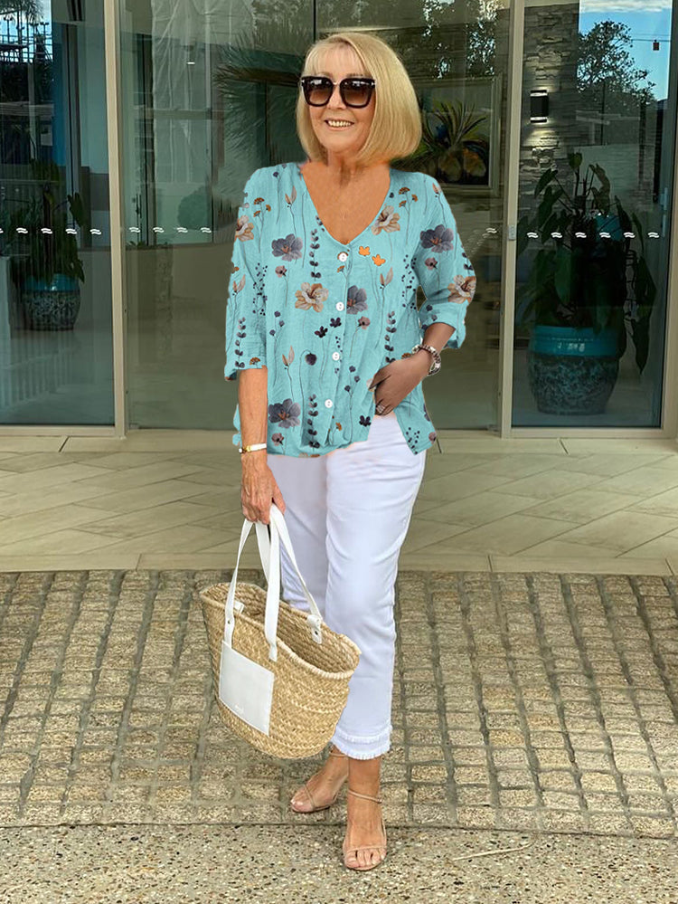 Marloes Floral Elegant Blouse
