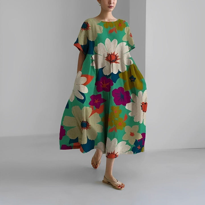 Arianna Oversized Floral Dress