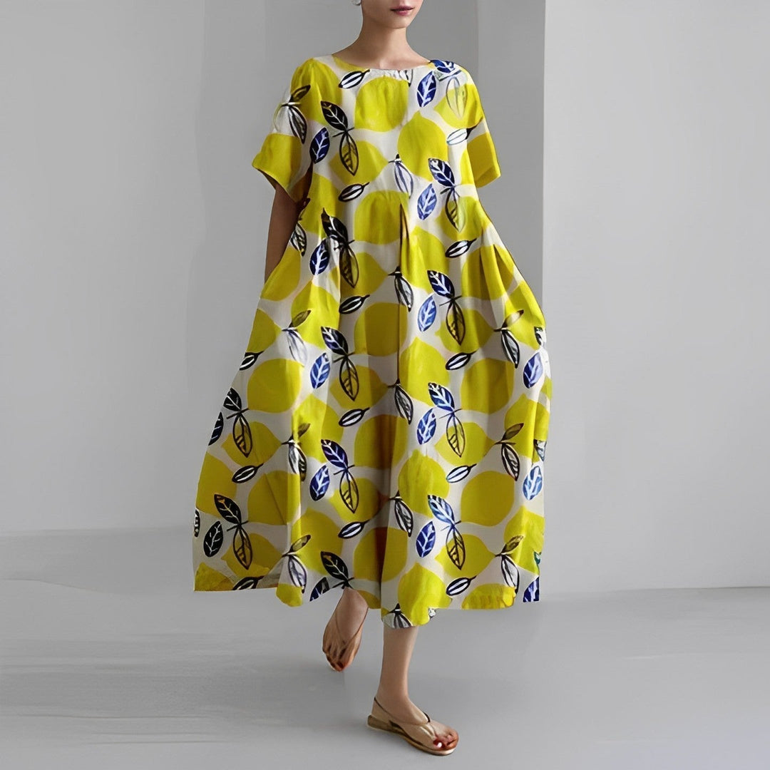 Arianna Oversized Floral Dress
