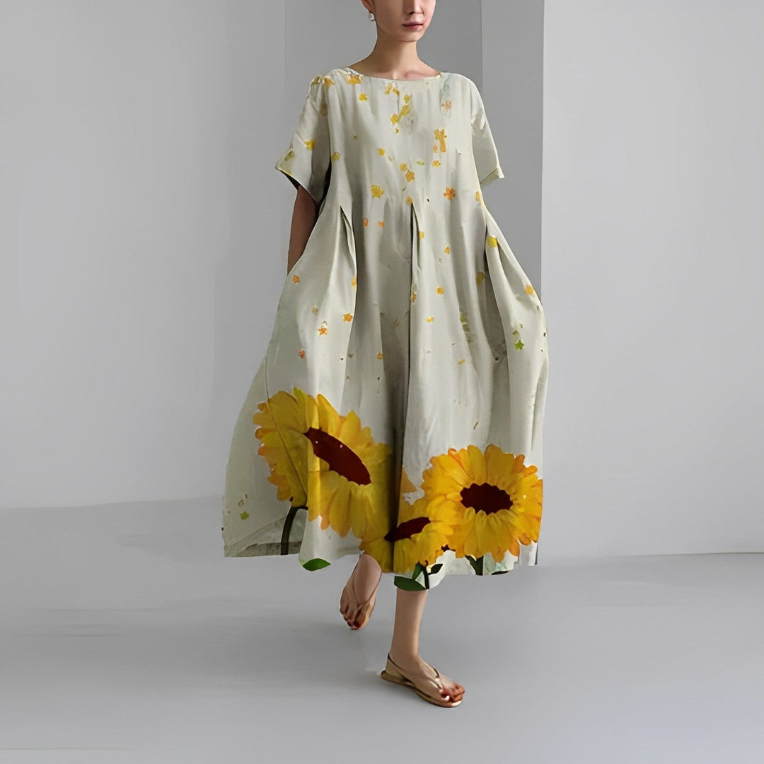 Arianna Oversized Floral Dress