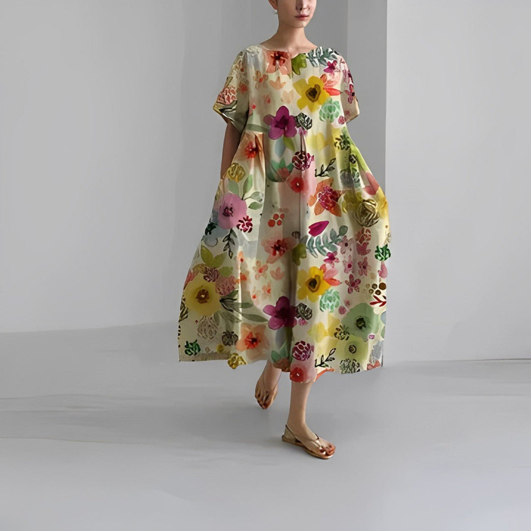Arianna Oversized Floral Dress