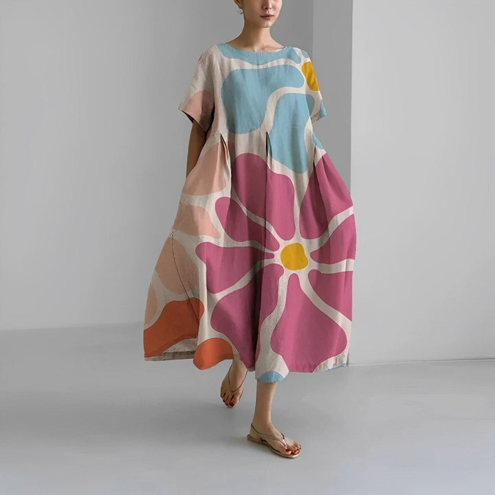 Arianna Oversized Floral Dress