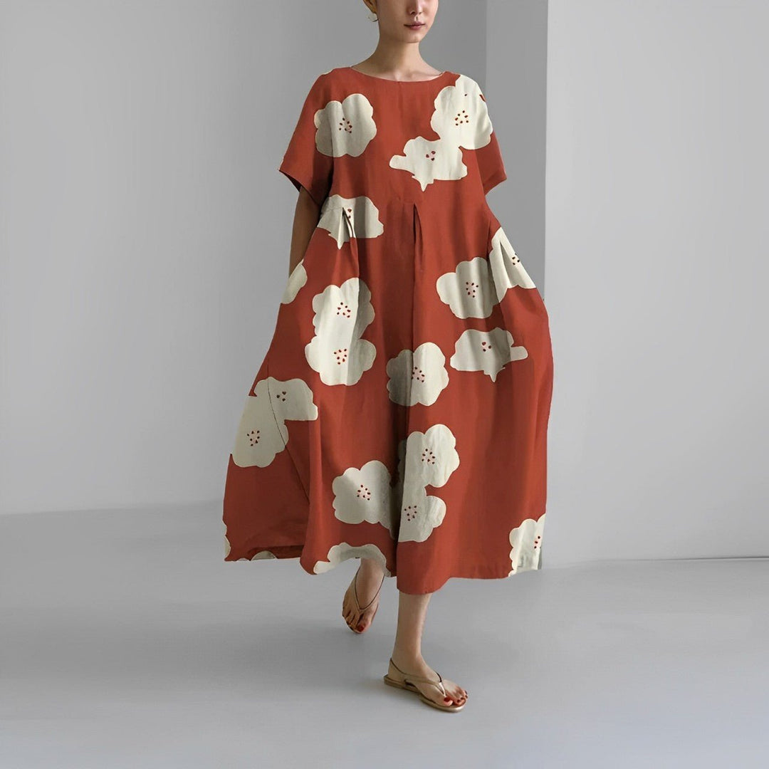 Arianna Oversized Floral Dress