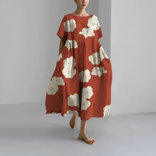 Arianna Oversized Floral Dress