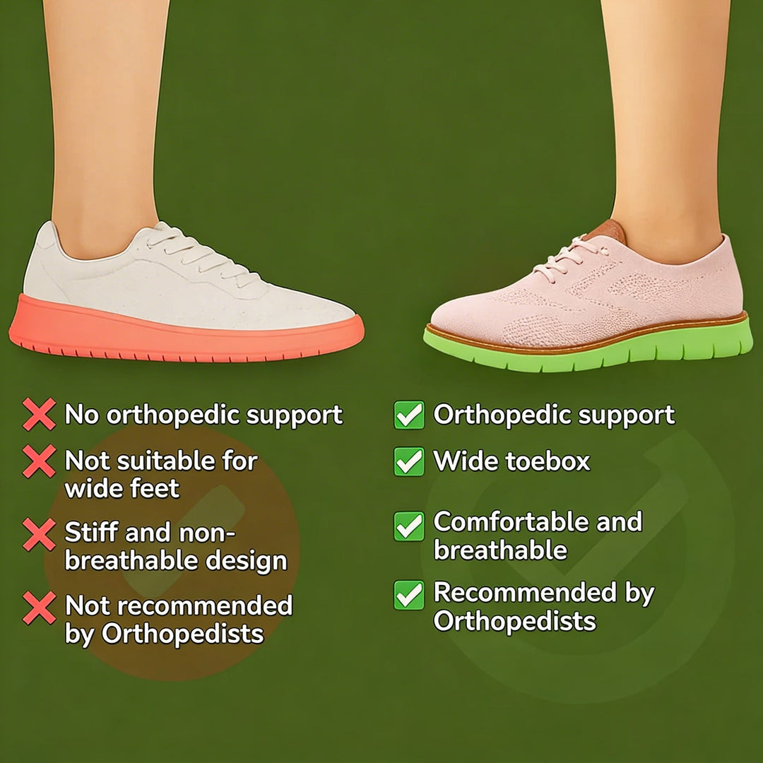Lady Comfy Supportive Walking Shoes