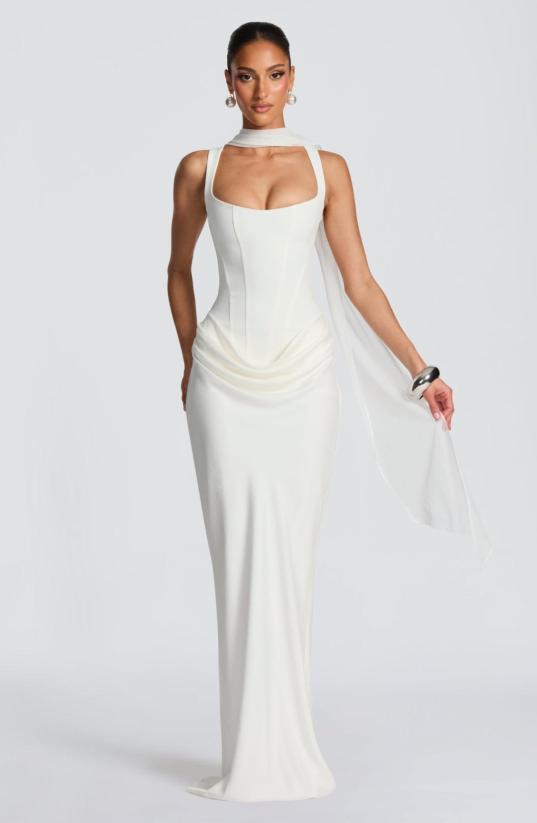 Leonor Square Neck Maxi Dress