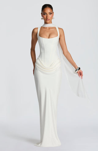 Leonor Square Neck Maxi Dress