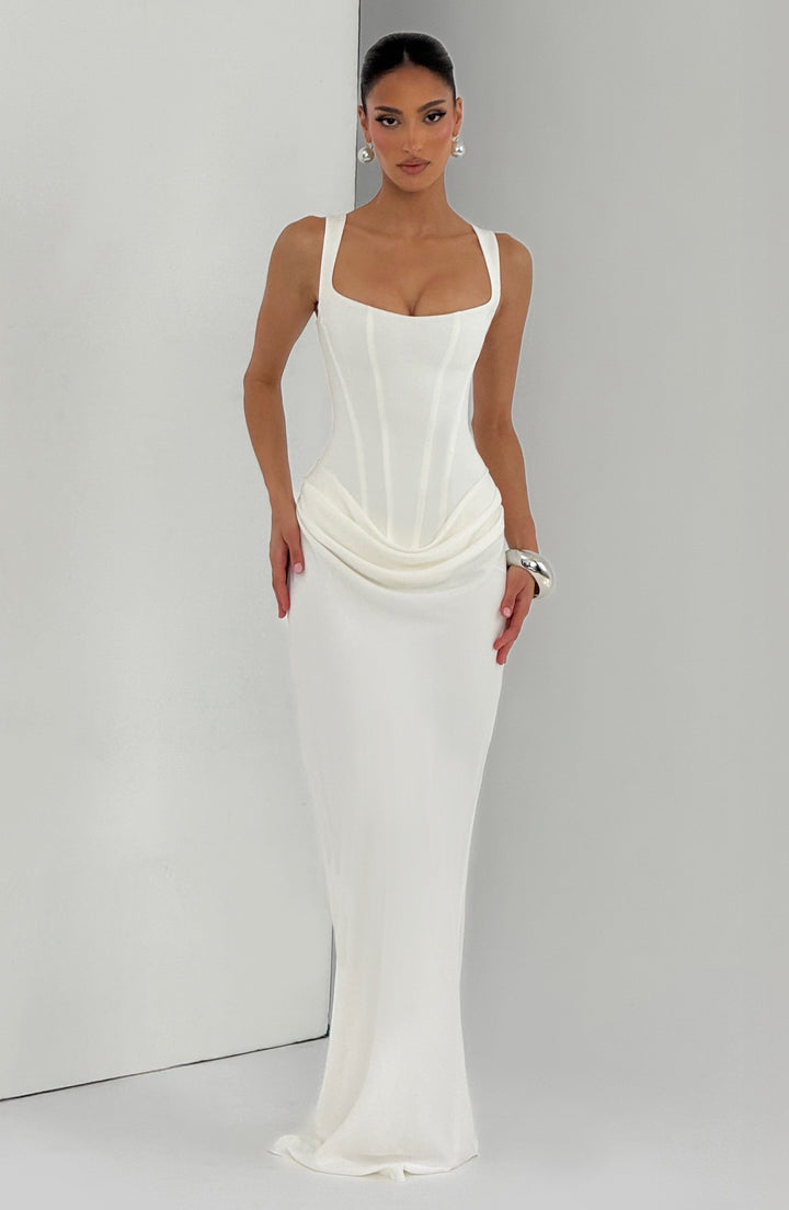 Leonor Square Neck Maxi Dress