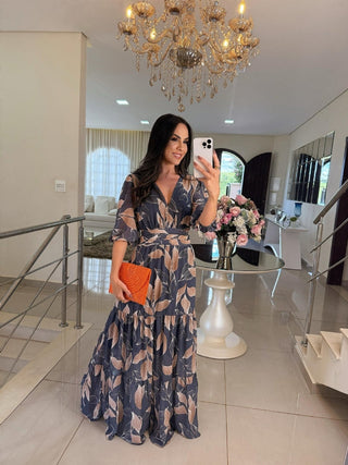 Clarissa Floral Comfort Maxi Dress