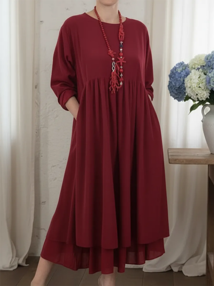 Melvaria Relaxed Midi Dress