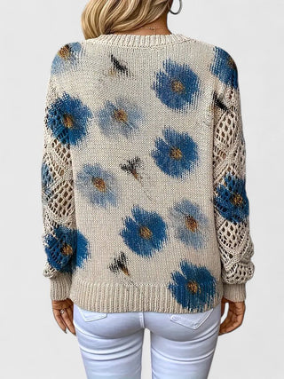 Aurelie Floral Print Sweater