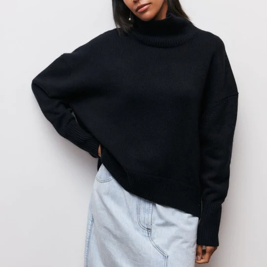 Amélie Oversized Turtleneck Sweater