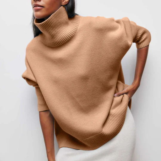 Amélie Oversized Turtleneck Sweater