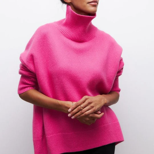 Amélie Oversized Turtleneck Sweater