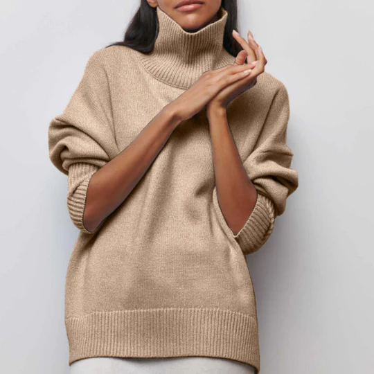 Amélie Oversized Turtleneck Sweater