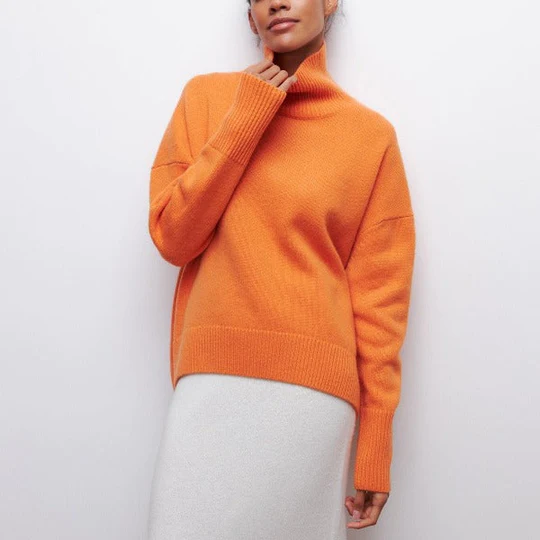 Amélie Oversized Turtleneck Sweater