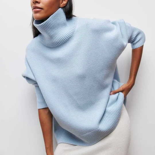 Amélie Oversized Turtleneck Sweater