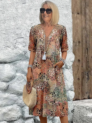 Harper Vibrant Floral Dress