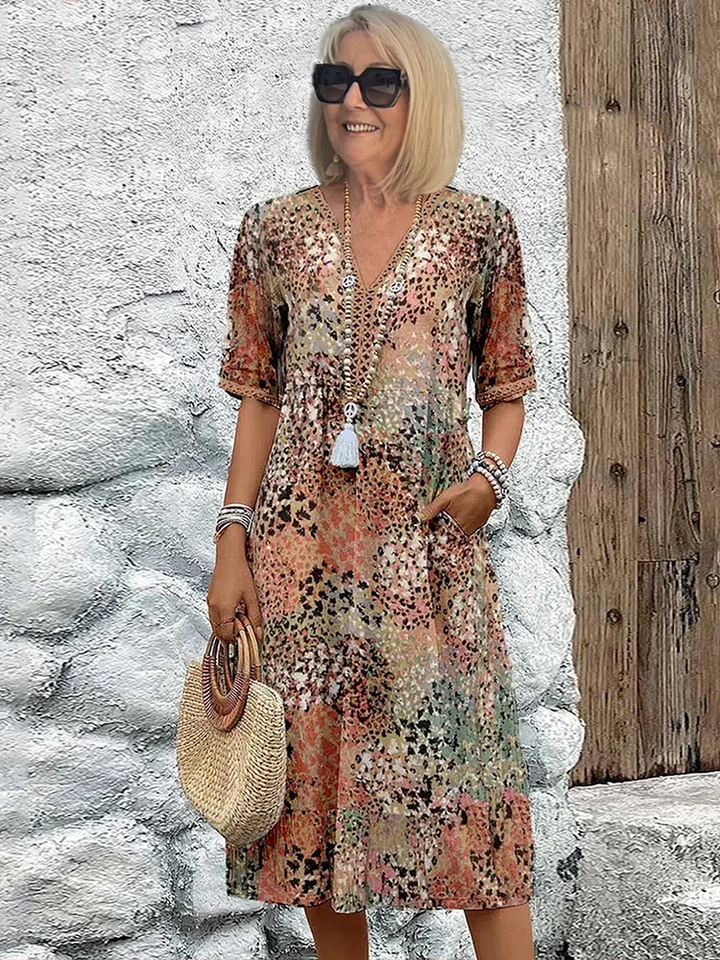 Harper Vibrant Floral Dress